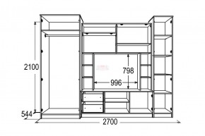 Стенка Александра 10 в Заречном - zarechnyj.mebel-e96.ru