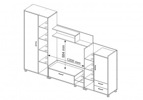 Стенка Талин (Гор) в Заречном - zarechnyj.mebel-e96.ru