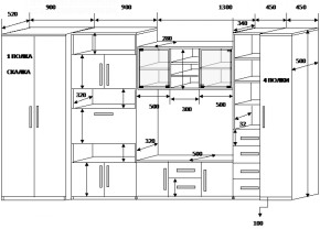 Стенка Вега 2 в Заречном - zarechnyj.mebel-e96.ru