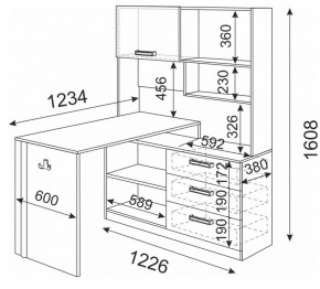 Стол компьютерный Волкер М7 (Риннер) в Заречном - zarechnyj.mebel-e96.ru