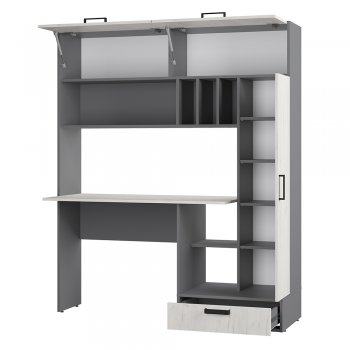 Стол компьютерный Техно графит/крафт  (БТС) в Заречном - zarechnyj.mebel-e96.ru