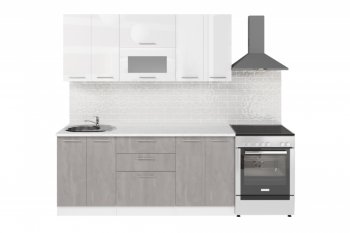 Кухонный гарнитур Терция макси 2 1800 мм (Герда) в Заречном - zarechnyj.mebel-e96.ru