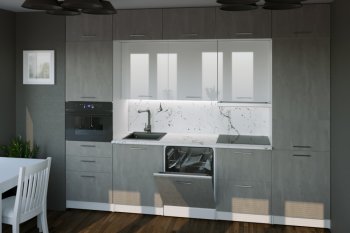 Кухонный гарнитур Терция экстра 5 3000 мм (Герда) в Заречном - zarechnyj.mebel-e96.ru
