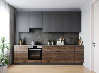 Кухонный гарнитур высокий Трансильвания 3000 мм (Санвут) в Заречном - zarechnyj.mebel-e96.ru