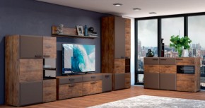 Тумба 3 двери 1500 РИО Смоки Soft touch/Таксус (БМ) в Заречном - zarechnyj.mebel-e96.ru