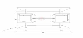 Тумба для теле-радио аппаратуры Фант 9 в Заречном - zarechnyj.mebel-e96.ru