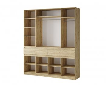 Шкаф 2000 мм Турин ЛДСП крафт серый/кашемир (ВВР) в Заречном - zarechnyj.mebel-e96.ru