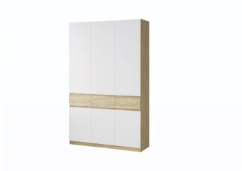 Шкаф 1500 мм Турин ЛДСП крафт/белый шагрень (ВВР) в Заречном - zarechnyj.mebel-e96.ru