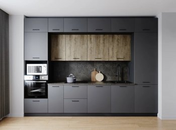 Кухонный гарнитур Умбра 3400 мм МДФ (Санвут) в Заречном - zarechnyj.mebel-e96.ru