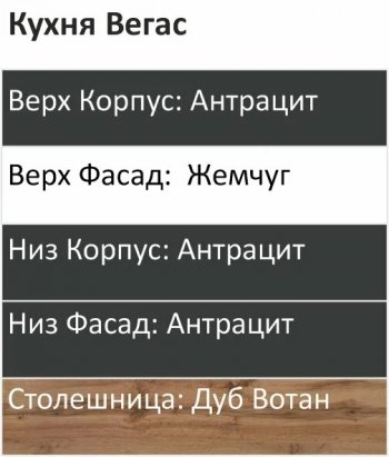 Кухонный гарнитур Вегас 2200 мм в Заречном - zarechnyj.mebel-e96.ru