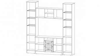 Стенка Виктория ЦС (Лин) в Заречном - zarechnyj.mebel-e96.ru