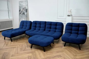 Диван Абри Синий в Заречном - zarechnyj.mebel-e96.ru